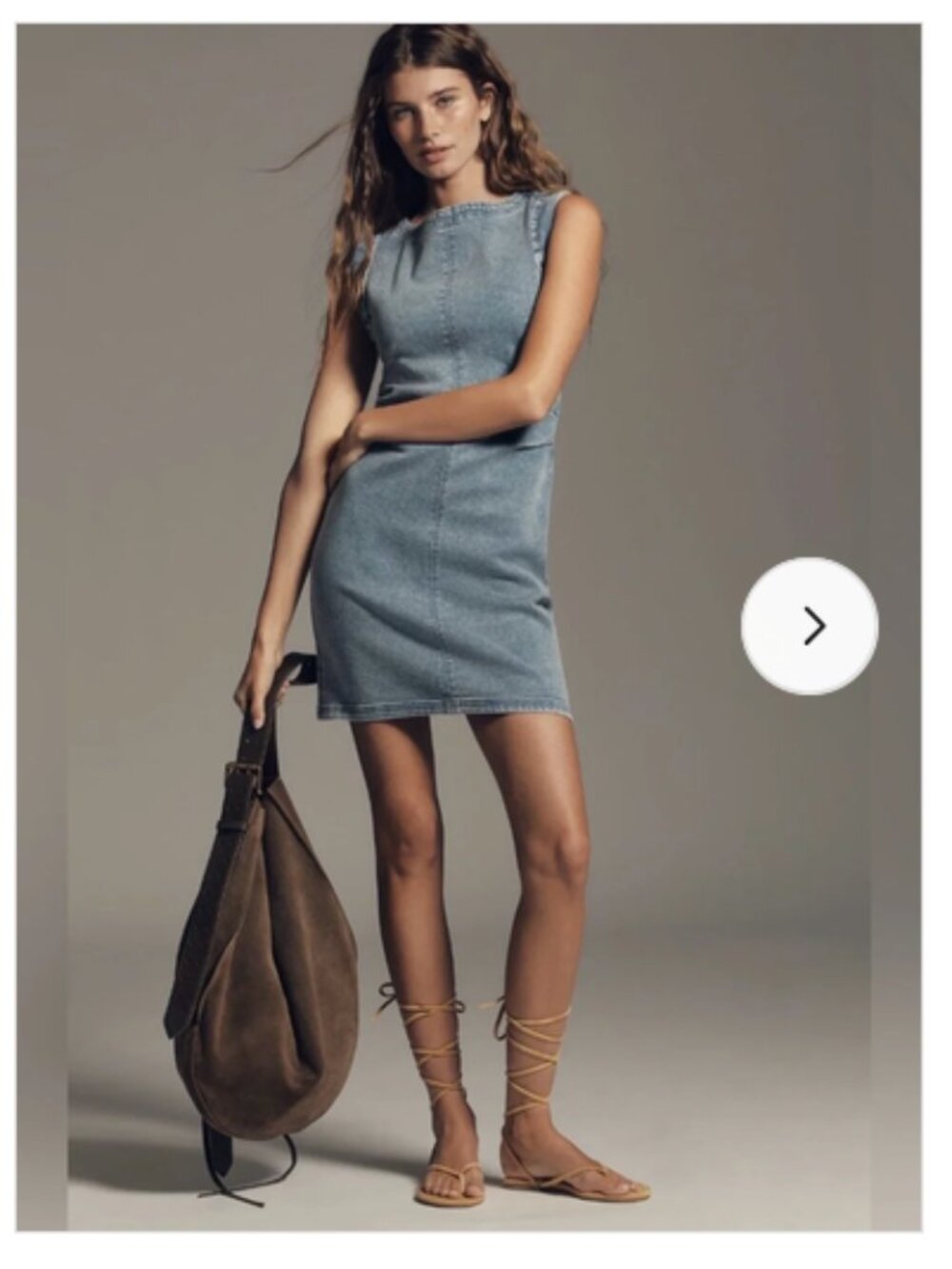 NWT Anthropologie Pilcro Kendall Denim Dress Size XL